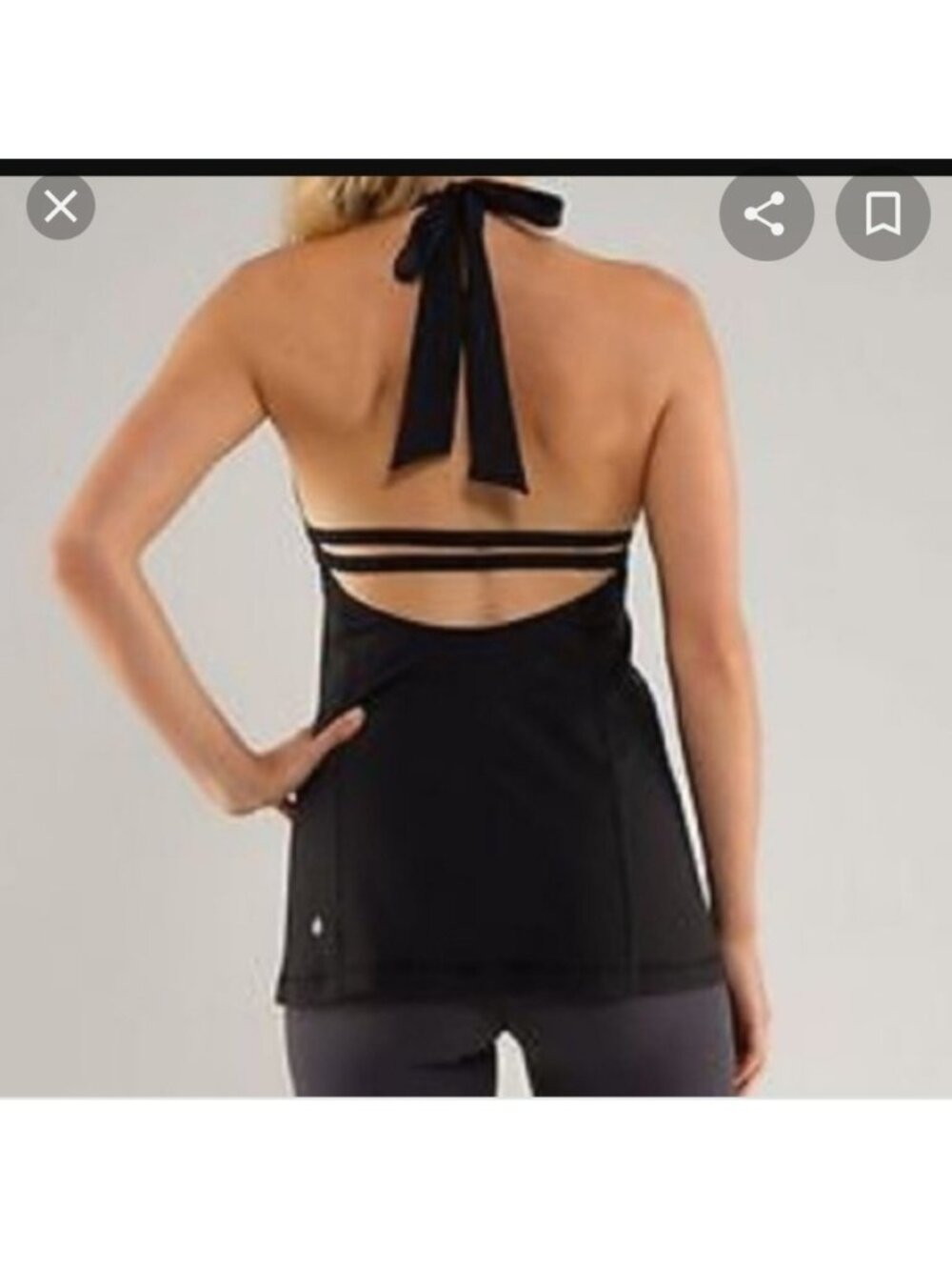 Lululemon Dignity Halter Tank top black